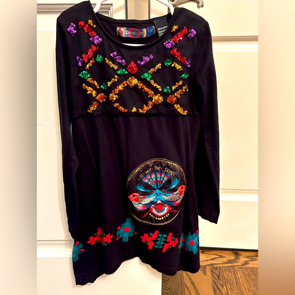 Desigual dress with sequin embellishment